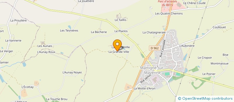 localisation de l'entreprise MONSIEUR GEORGES LENAIN  MARTIGNE-SUR-MAYENNE