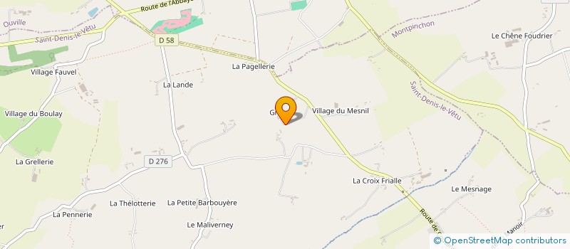 localisation de l'entreprise MONSIEUR GEORGES LENGRONNE  SAINT-DENIS-LE-VETU