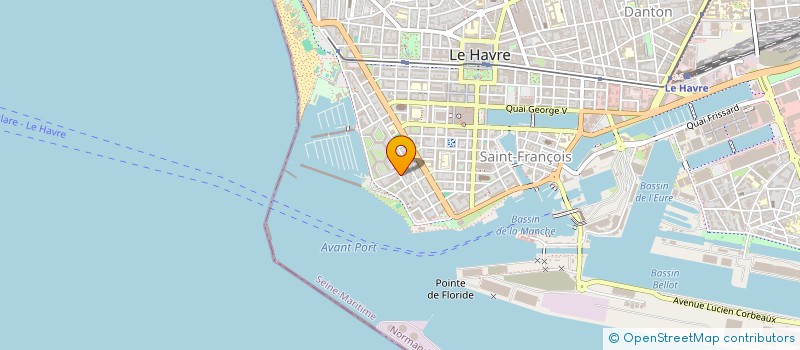 localisation de l'entreprise MONSIEUR GEORGES LENNE à LE HAVRE