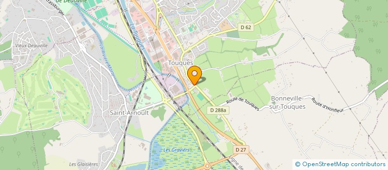 localisation de l'entreprise MONSIEUR GEORGES LEPREVOST  TOUQUES