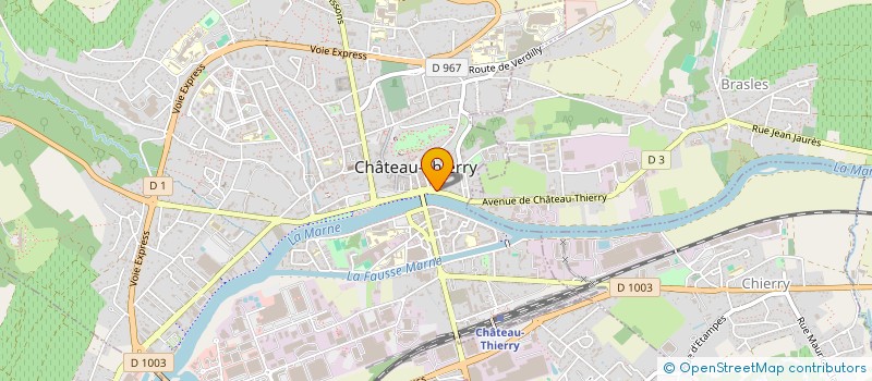 localisation de l'entreprise MONSIEUR GEORGES LESAGE  CHATEAU-THIERRY