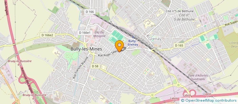 localisation de l'entreprise MONSIEUR GEORGES LESAMBER  BULLY-LES-MINES