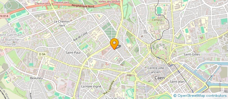 localisation de l'entreprise MONSIEUR GEORGES LESSELLIER à CAEN