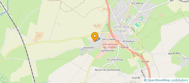 localisation de l'entreprise MONSIEUR GEORGES LETOURNEUR  SAINTE-MARIE-DU-MONT