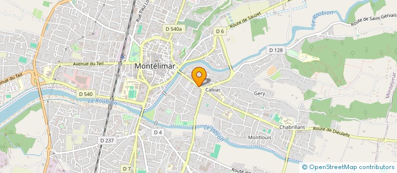 localisation de l'entreprise MONSIEUR GEORGES LEVAN à MONTELIMAR