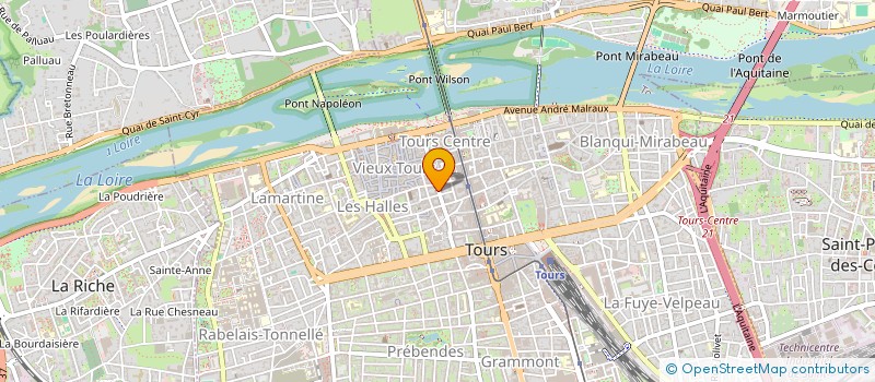 localisation de l'entreprise MONSIEUR GEORGES LEVY  TOURS