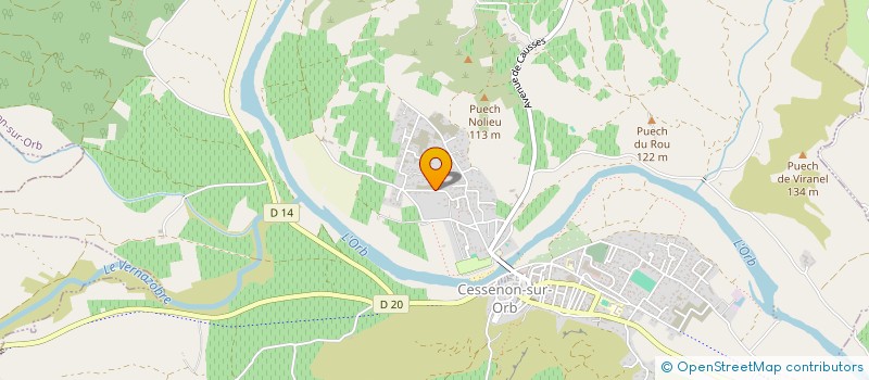 localisation de l'entreprise MONSIEUR GEORGES LEVYNE à CAZEDARNES