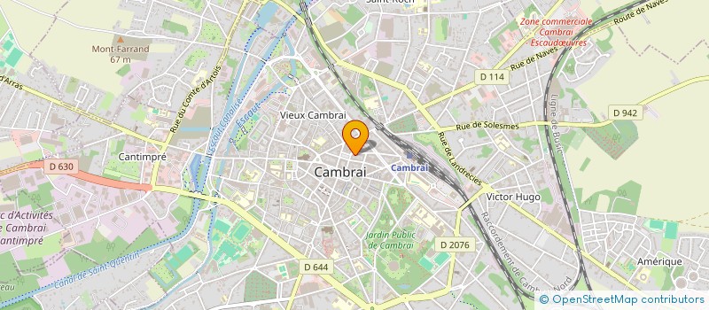 localisation de l'entreprise MONSIEUR GEORGES LIENARD à CAMBRAI