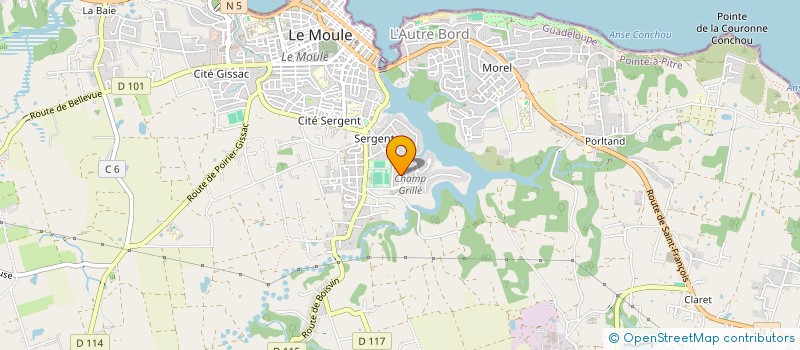 localisation de l'entreprise MONSIEUR GEORGES LIKION à LE MOULE