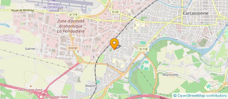 localisation de l'entreprise MONSIEUR GEORGES LIMOUZY  CARCASSONNE