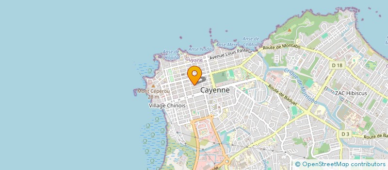 localisation de l'entreprise MONSIEUR GEORGES LOE-A-FOOK à CAYENNE