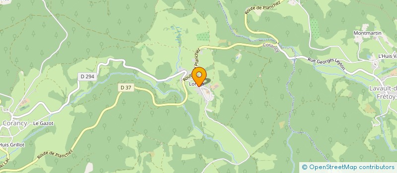 localisation de l'entreprise MONSIEUR GEORGES LONU  CORANCY