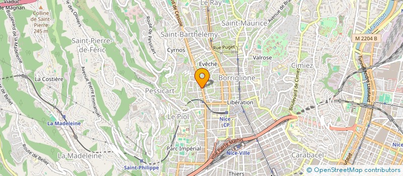 localisation de l'entreprise MONSIEUR GEORGES LOPES RODRIGUES  NICE