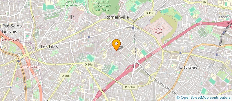 localisation de l'entreprise MONSIEUR GEORGES LORENZONE à ROMAINVILLE
