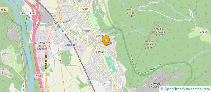 localisation de l'entreprise MONSIEUR GEORGES LOUIS  VOREPPE