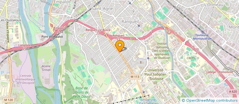 localisation de l'entreprise MONSIEUR GEORGES-LOUIS BASPIN  TOULOUSE