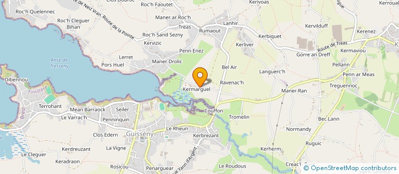 localisation de l'entreprise MONSIEUR GEORGES LOUIS OLLIVIER  KERLOUAN