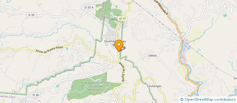 localisation de l'entreprise MONSIEUR GEORGES LOUIS-SIDNEY  SAINTE-LUCE