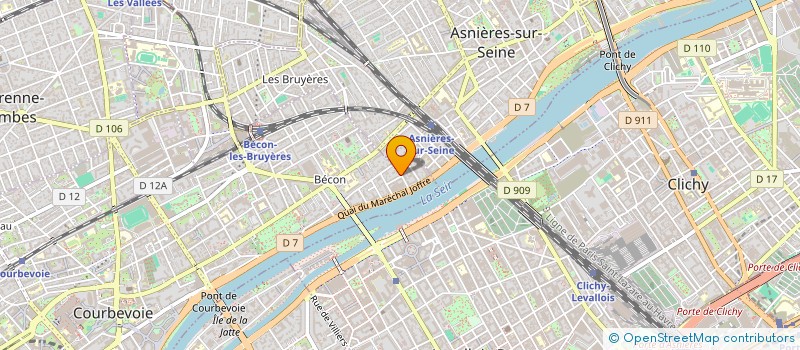 localisation de l'entreprise MONSIEUR GEORGES LY à COURBEVOIE
