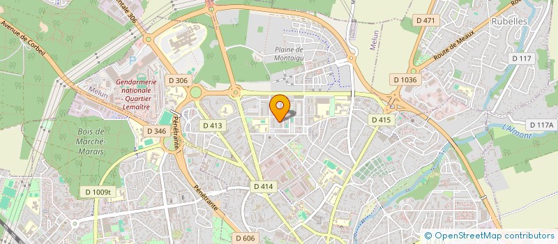 localisation de l'entreprise MONSIEUR GEORGES M'HASSAN'ZHA N'FUMU à MELUN