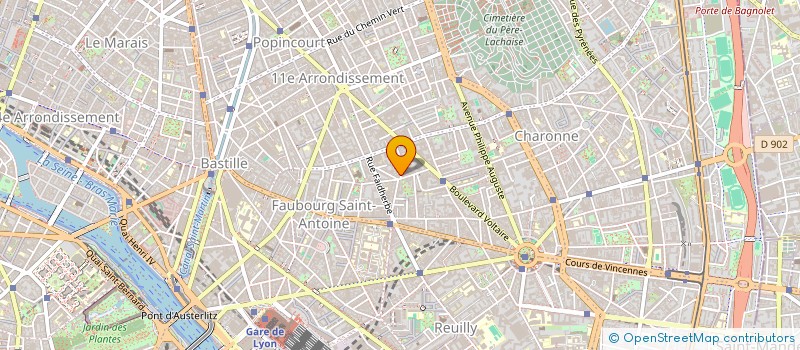 localisation de l'entreprise MONSIEUR GEORGES MABEIX  PARIS