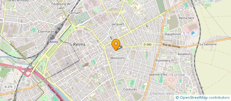 localisation de l'entreprise MONSIEUR GEORGES MABONA  REIMS
