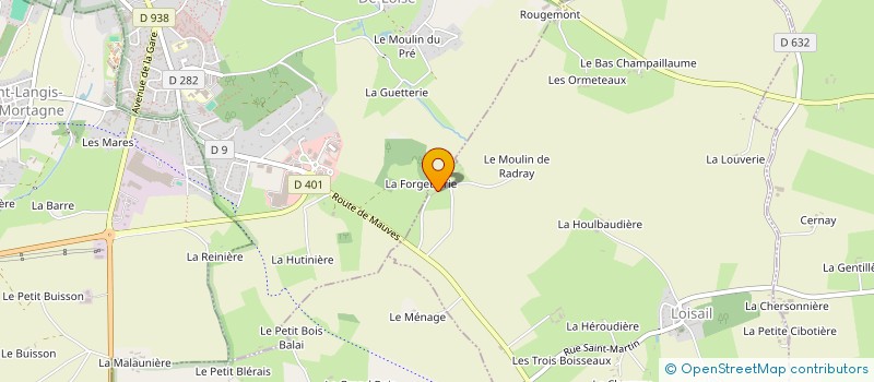 localisation de l'entreprise MONSIEUR GEORGES MADELINE à MORTAGNE-AU-PERCHE