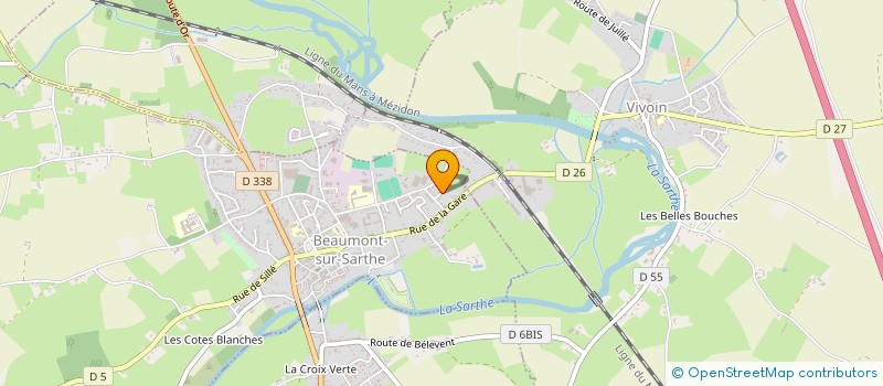 localisation de l'entreprise MONSIEUR GEORGES MAINE  BEAUMONT-SUR-SARTHE