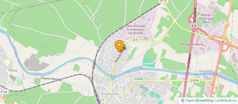 localisation de l'entreprise MONSIEUR GEORGES MALIS  CASES-DE-PENE