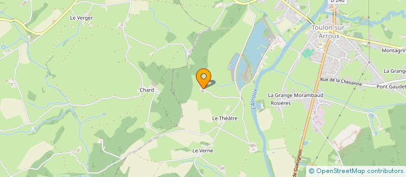 localisation de l'entreprise MONSIEUR GEORGES MALTAVERNE  TOULON-SUR-ARROUX