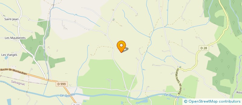 localisation de l'entreprise MONSIEUR GEORGES MANNECHEZ  SALVAGNAC