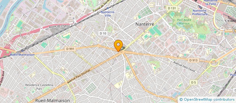 localisation de l'entreprise MONSIEUR GEORGES MANSOUR  NANTERRE