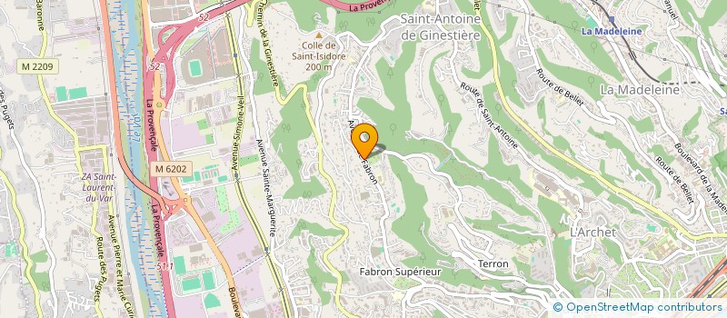 localisation de l'entreprise MONSIEUR GEORGES MANUELIAN  NICE