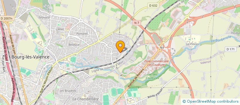 localisation de l'entreprise MONSIEUR GEORGES MARADIAN à BOURG-LES-VALENCE