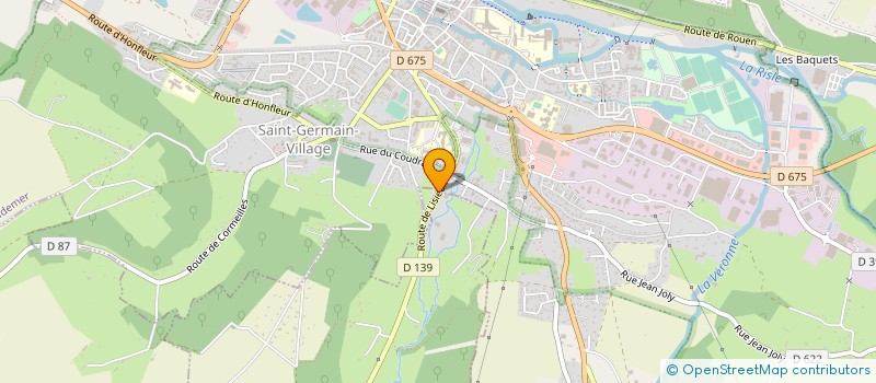 localisation de l'entreprise MONSIEUR GEORGES MARC à PONT-AUDEMER