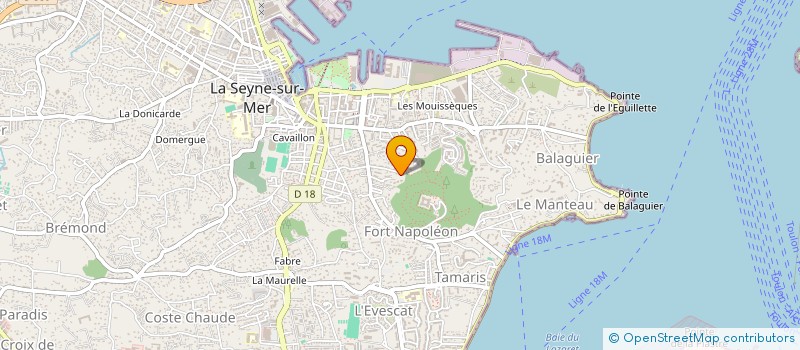 localisation de l'entreprise MONSIEUR GEORGES MARCEL NOEL CAPARROS à LA SEYNE-SUR-MER