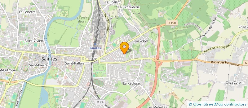 localisation de l'entreprise MONSIEUR GEORGES MARECHAL à SAINTES