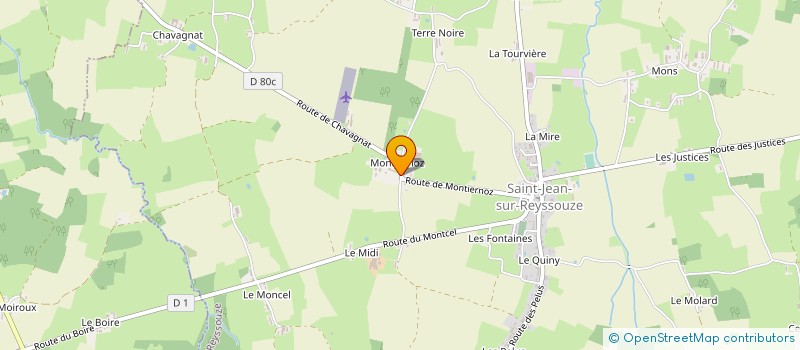 localisation de l'entreprise MONSIEUR GEORGES MARGUIN  SAINT-JEAN-SUR-REYSSOUZE