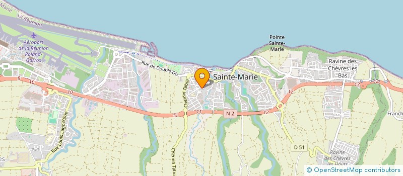 localisation de l'entreprise MONSIEUR GEORGES-MARIE VAITINADAPOULLE  SAINTE-MARIE