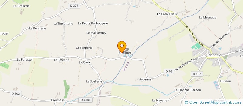 localisation de l'entreprise MONSIEUR GEORGES MARIETTE  SAINT-DENIS-LE-VETU