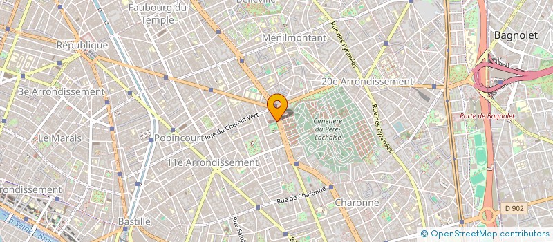 localisation de l'entreprise MONSIEUR GEORGES MARION  PARIS