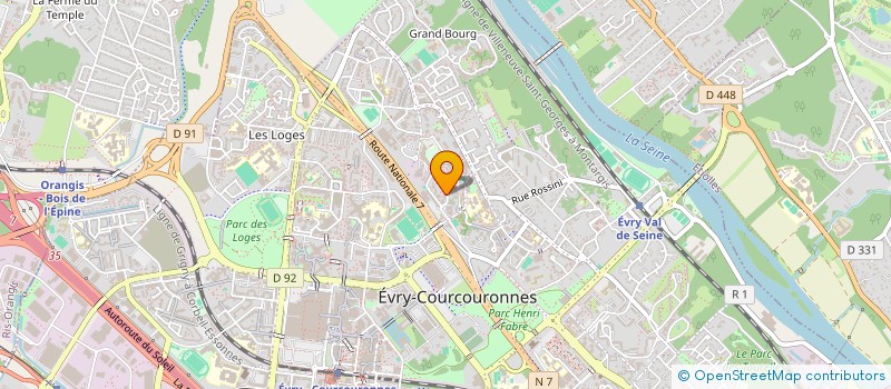 localisation de l'entreprise MONSIEUR GEORGES MARTIAL à EVRY-COURCOURONNES