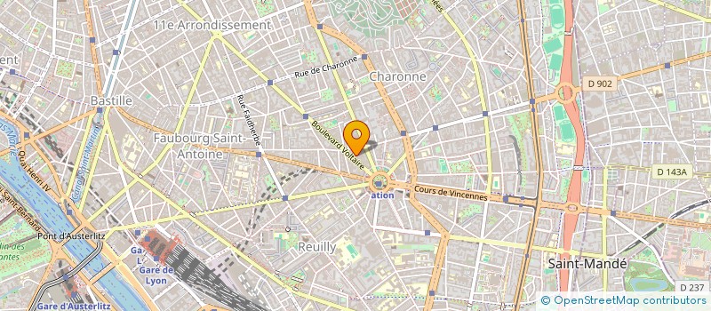 localisation de l'entreprise MONSIEUR GEORGES MARTIN  PARIS