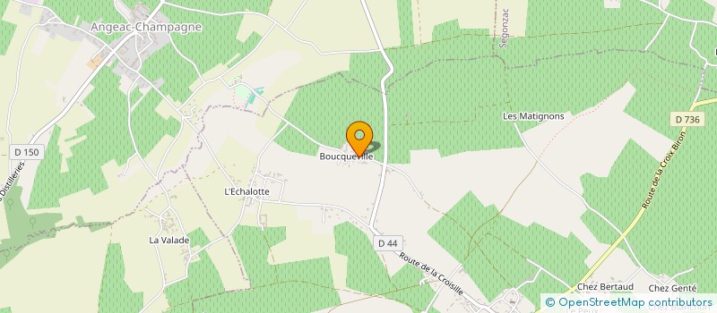 localisation de l'entreprise MONSIEUR GEORGES MARTIN à JUILLAC-LE-COQ