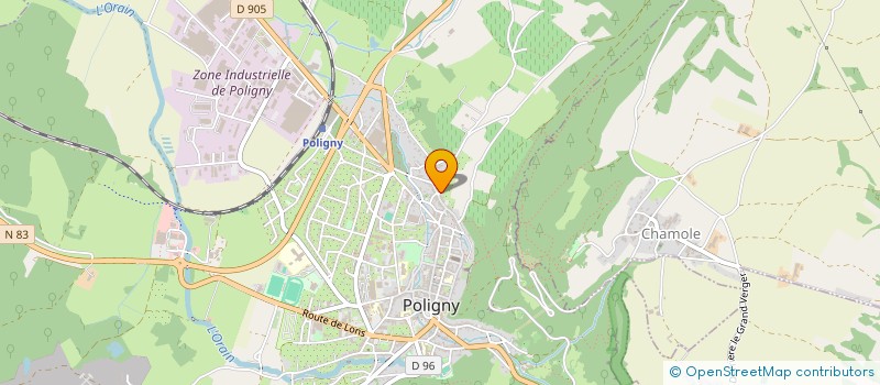 localisation de l'entreprise MONSIEUR GEORGES MARTIN à POLIGNY