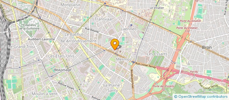 localisation de l'entreprise MONSIEUR GEORGES MARTINEU  LYON