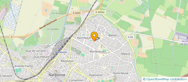 localisation de l'entreprise MONSIEUR GEORGES MARTINEZ à NARBONNE