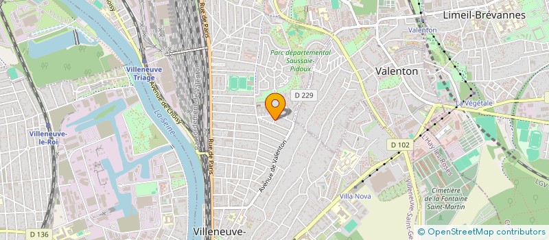 localisation de l'entreprise MONSIEUR GEORGES MARTINS  VILLENEUVE-SAINT-GEORGES