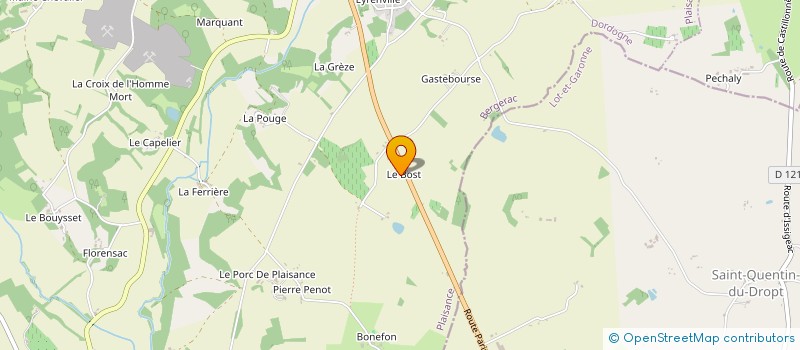 localisation de l'entreprise MONSIEUR GEORGES MASGONTY  ISSIGEAC