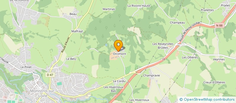 localisation de l'entreprise MONSIEUR GEORGES MASSON à MONISTROL-SUR-LOIRE